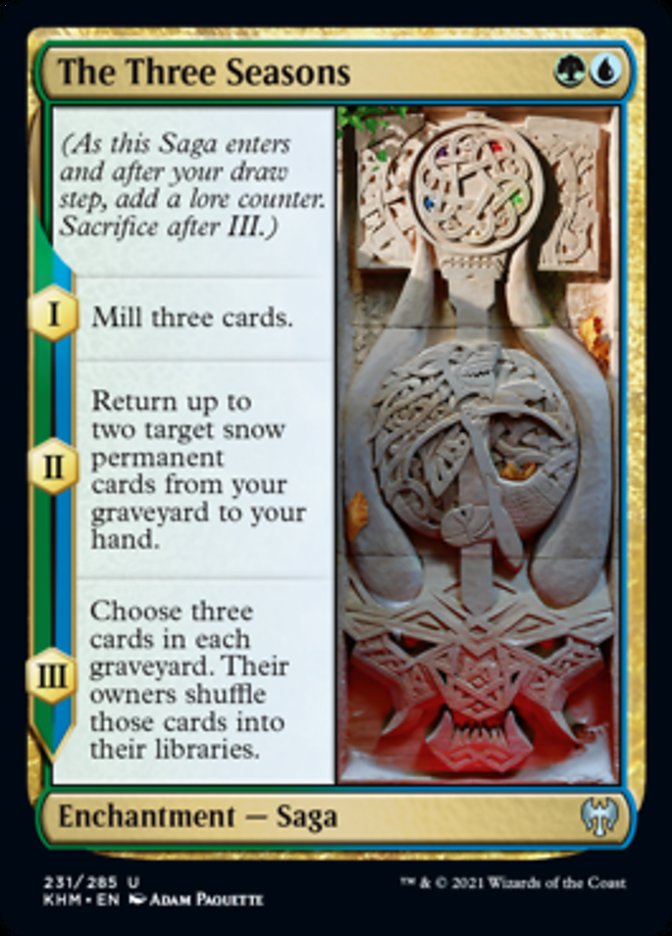The Three Seasons [Kaldheim] Magic: The Gathering