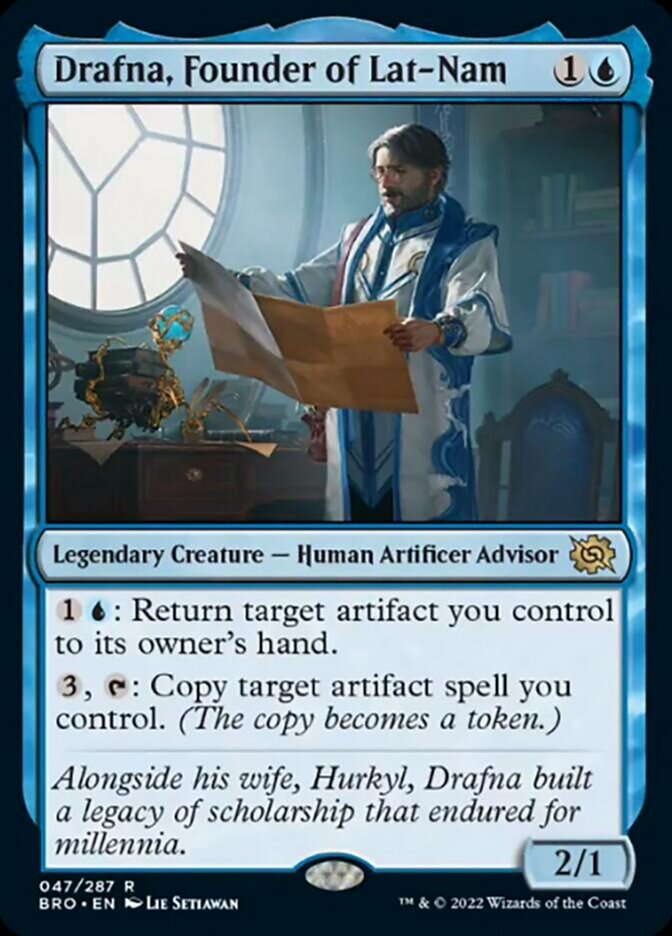 Drafna, Founder of Lat-Nam [The Brothers' War] Magic: The Gathering