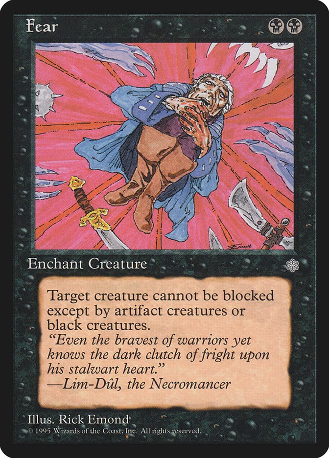 Fear [Ice Age] Magic: The Gathering