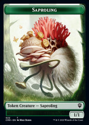 Illusion // Saproling Double-Sided Token [Commander Legends Tokens] Magic: The Gathering