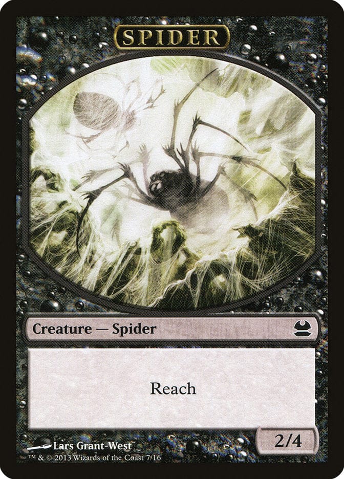Spider Token [Modern Masters Tokens] Magic: The Gathering