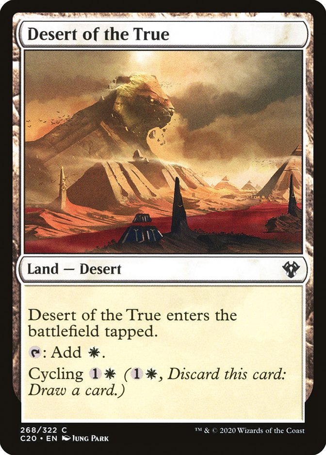 Desert of the True [Commander 2020] Magic: The Gathering