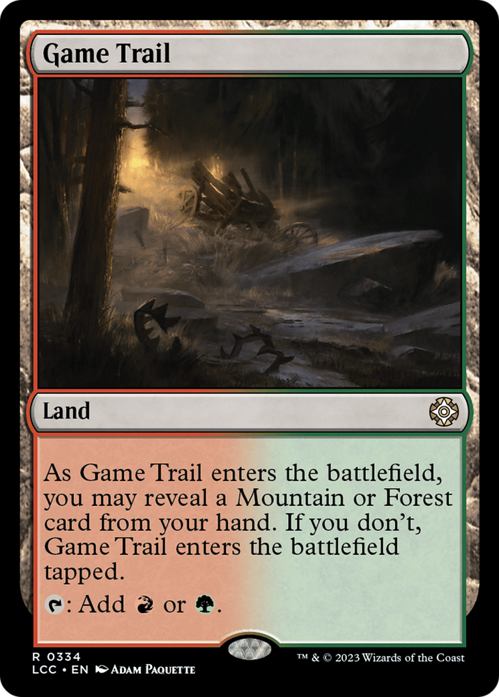 Game Trail [The Lost Caverns of Ixalan Commander] Magic: The Gathering