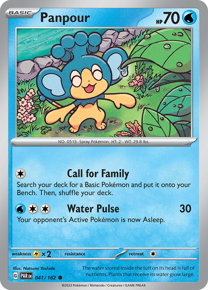 Panpour (041/182) [Scarlet & Violet: Paradox Rift] Pokémon