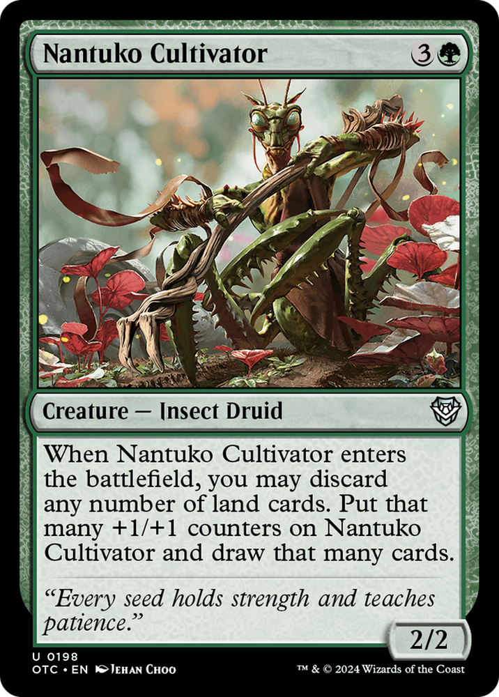 Nantuko Cultivator [Outlaws of Thunder Junction Commander] Magic: The Gathering