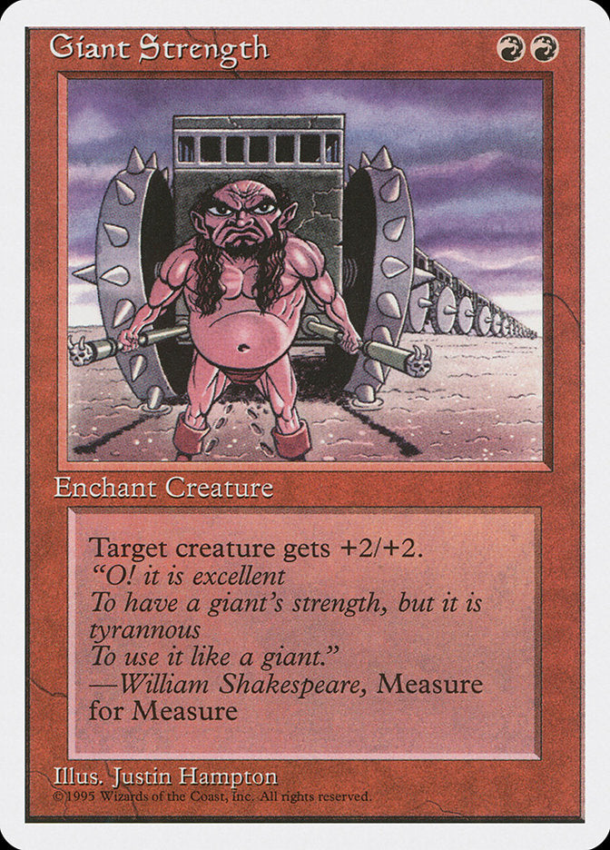Giant Strength [Fourth Edition] Magic: The Gathering