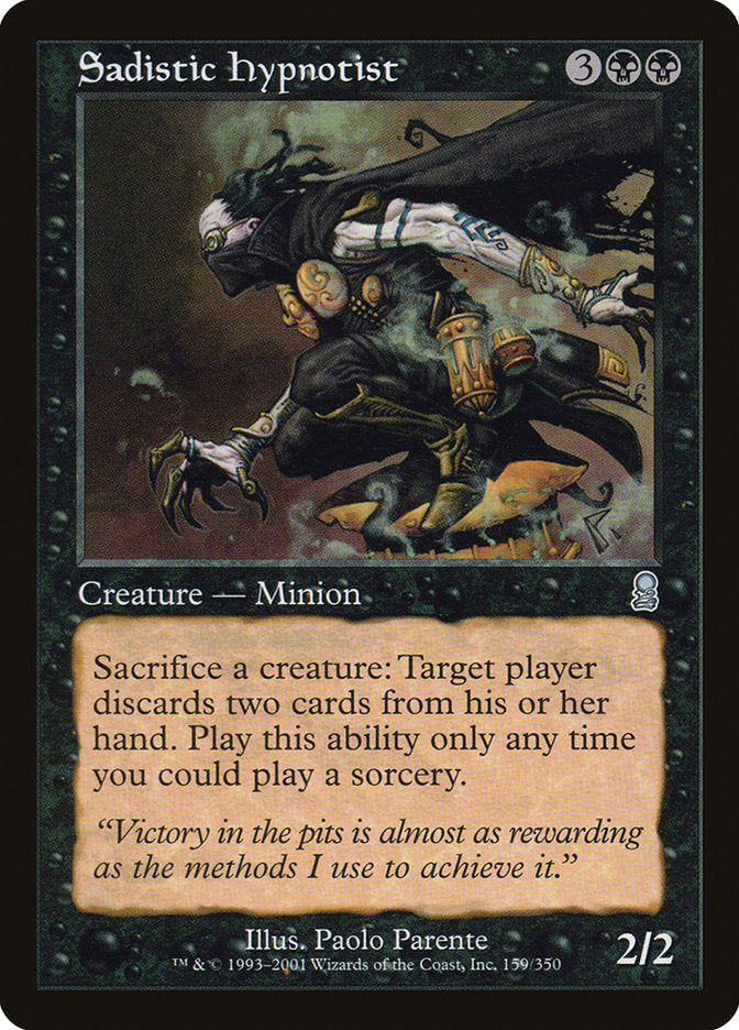 Sadistic Hypnotist [Odyssey] Magic: The Gathering