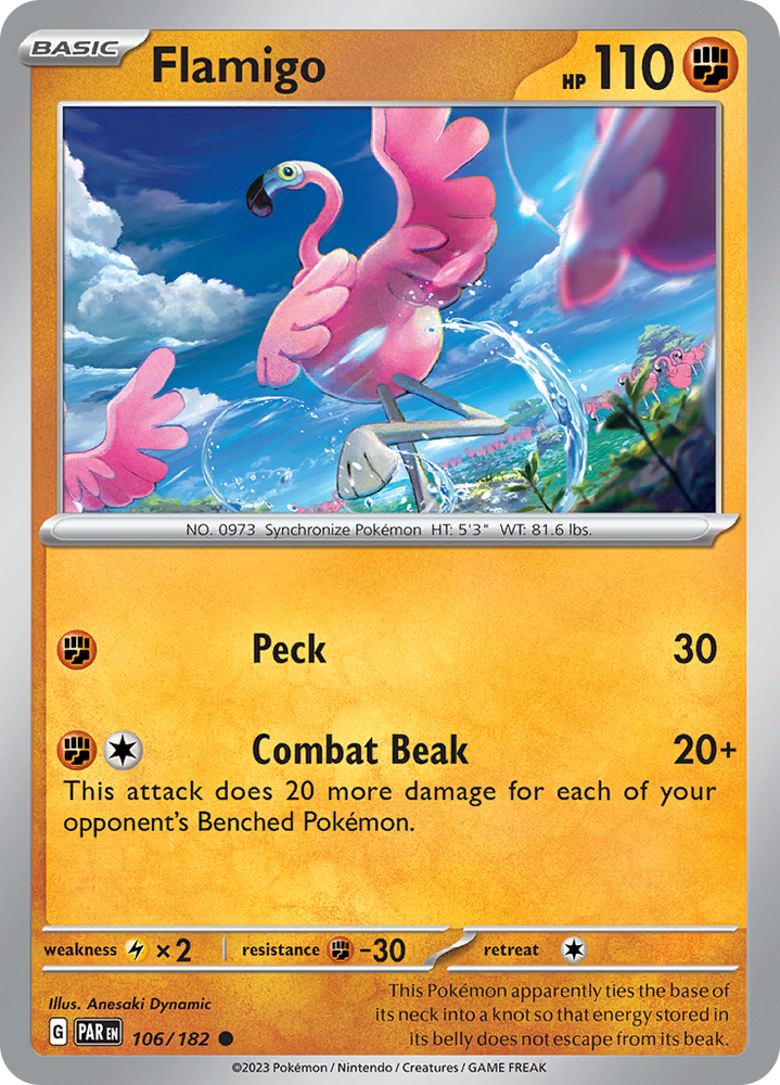 Flamigo (106/182) [Scarlet & Violet: Paradox Rift] Pokémon