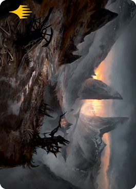 Haunted Ridge Art Card (Gold-Stamped Signature) [Innistrad: Midnight Hunt Art Series] Magic: The Gathering