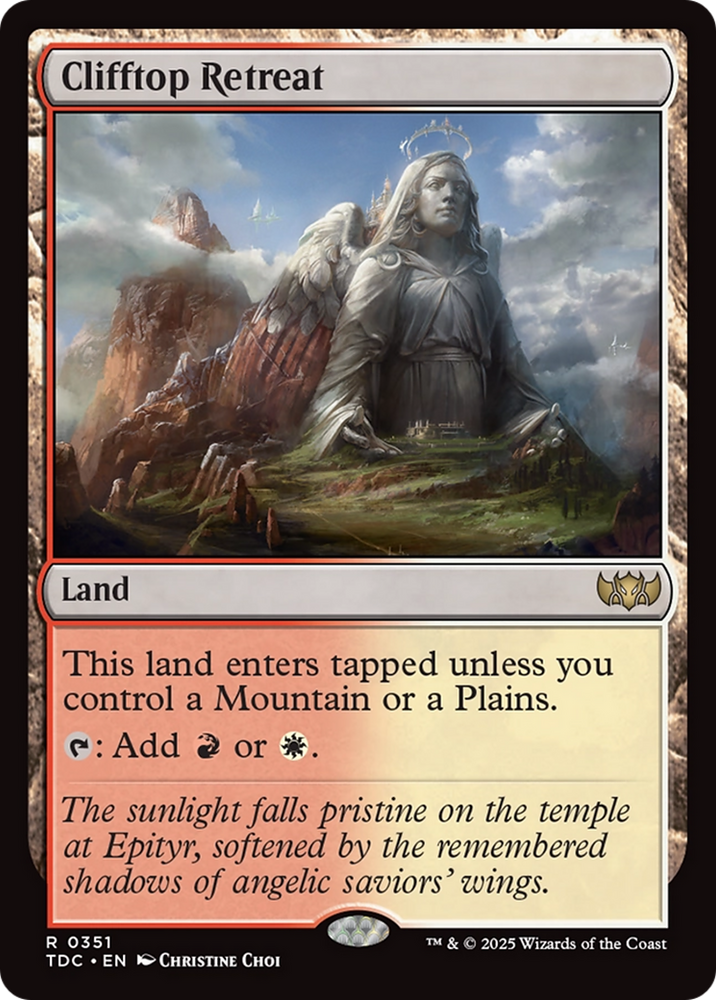Clifftop Retreat [Tarkir: Dragonstorm Commander] Magic: The Gathering