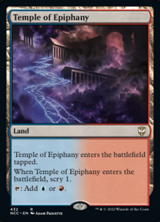 Temple of Epiphany [Streets of New Capenna Commander] Magic: The Gathering