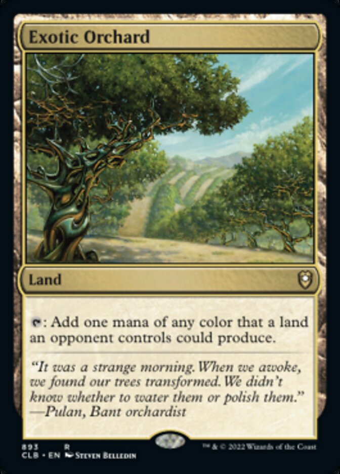 Exotic Orchard [Commander Legends: Battle for Baldur's Gate] Magic: The Gathering