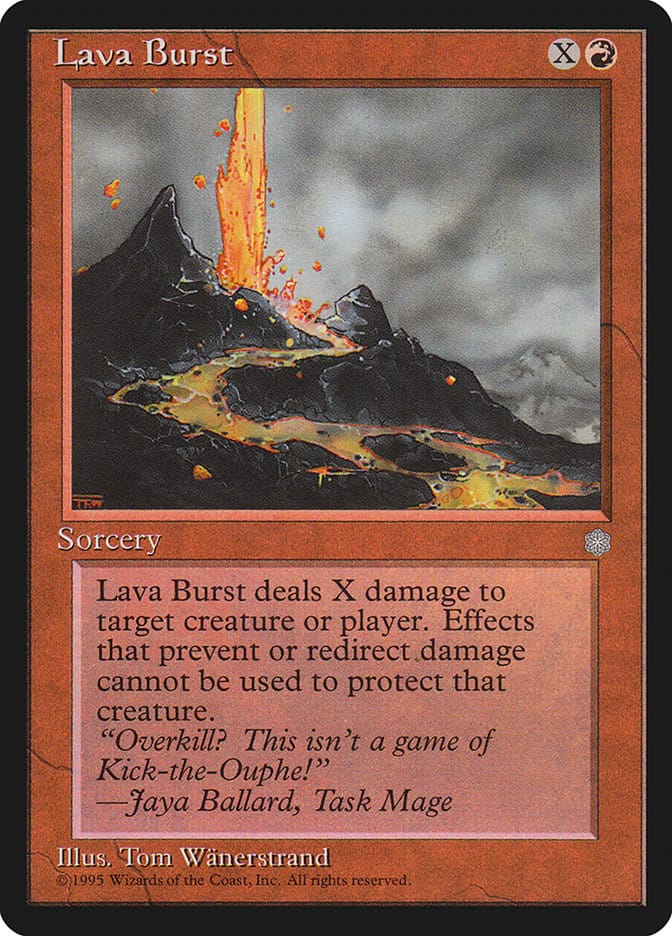 Lava Burst [Ice Age] Magic: The Gathering
