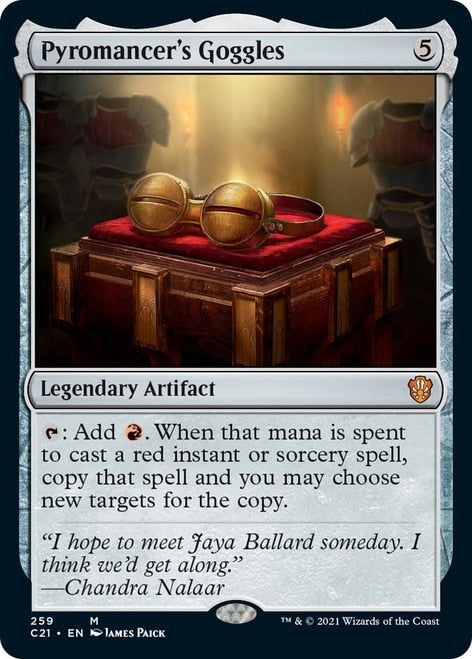 Pyromancer's Goggles [Commander 2021] Magic: The Gathering