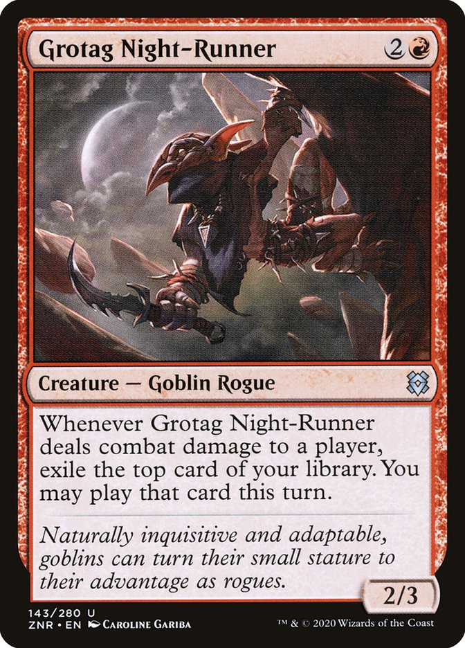 Grotag Night-Runner [Zendikar Rising] Magic: The Gathering