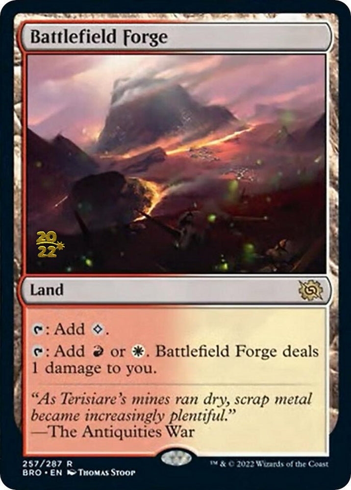 Battlefield Forge [The Brothers' War Prerelease Promos] Magic: The Gathering