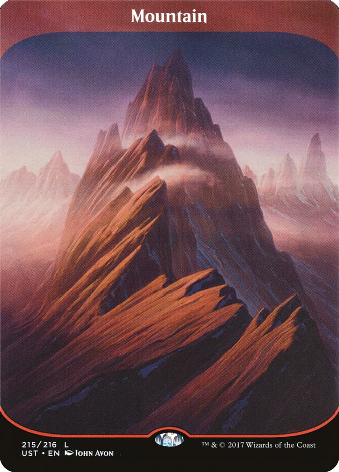 Mountain (215) [Unstable] Magic: The Gathering