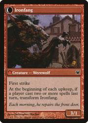 Village Ironsmith // Ironfang [Innistrad] Magic: The Gathering