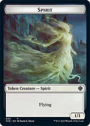Bird // Spirit Double-Sided Token [Starter Commander Decks] Magic: The Gathering
