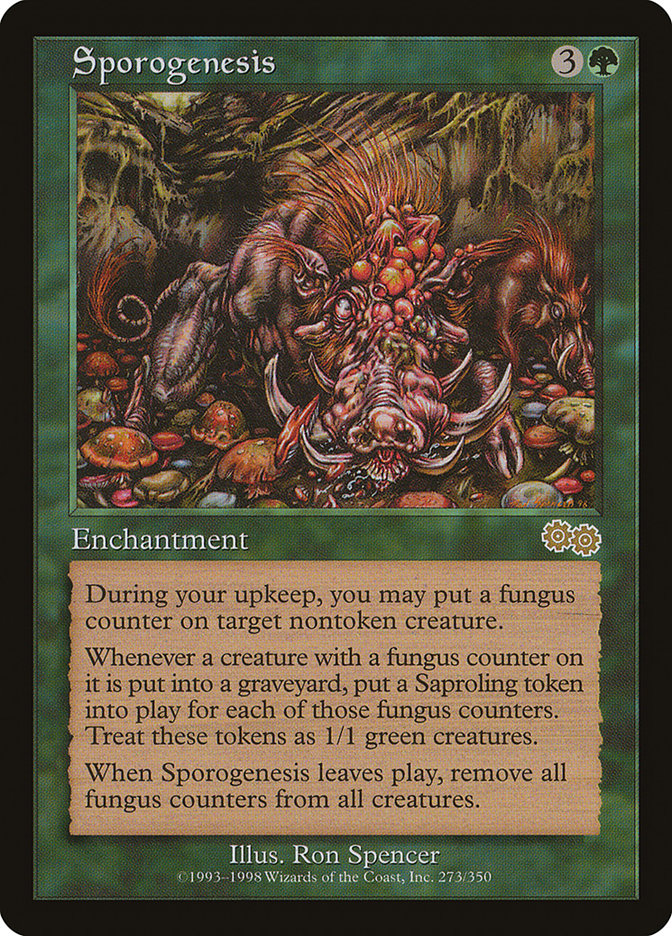 Sporogenesis [Urza's Saga] Magic: The Gathering