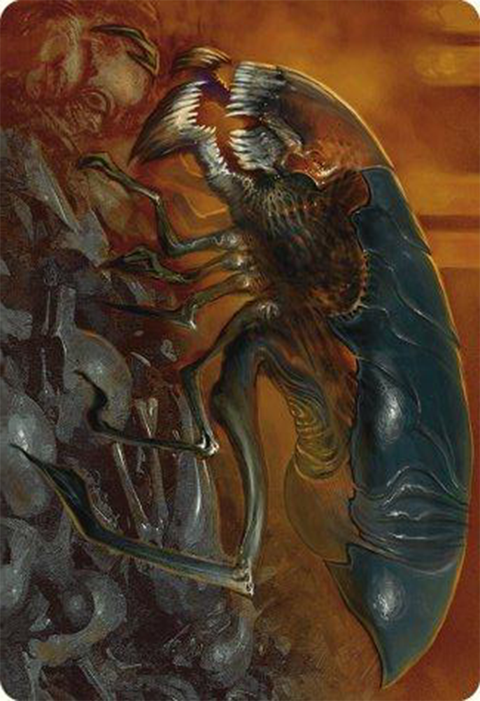 Cranial Ram Art Card [Modern Horizons 3 Art Series] Magic: The Gathering