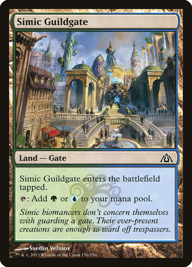 Simic Guildgate [Dragon's Maze] Magic: The Gathering