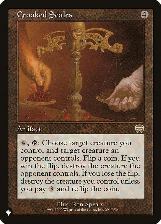 Crooked Scales [Secret Lair: Heads I Win, Tails You Lose] Magic: The Gathering