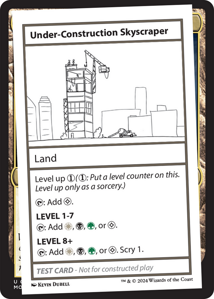 Under-Construction Skyscraper [Mystery Booster 2 Playtest Cards] Magic: The Gathering