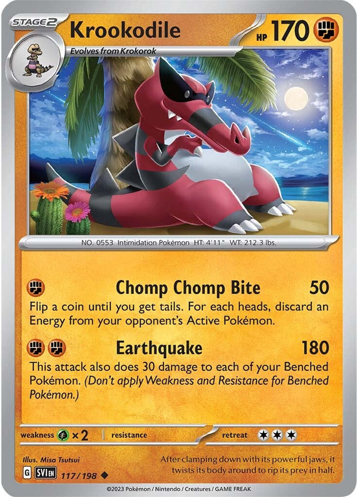 Krookodile (117/198) [Scarlet & Violet: Base Set] Pokémon