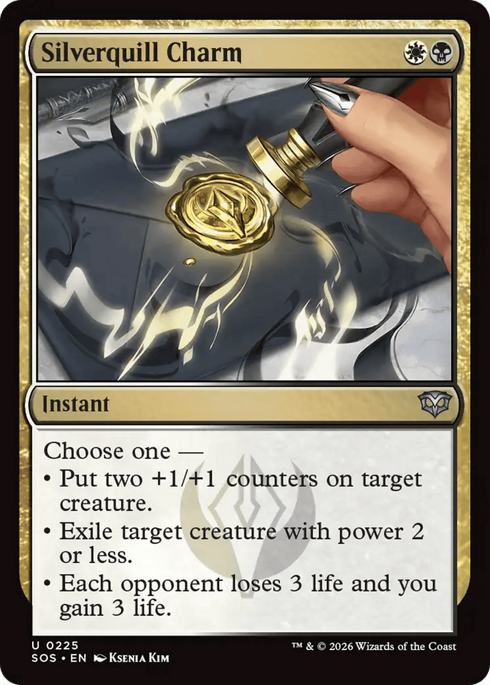 Silverquill Charm [Secrets of Strixhaven]