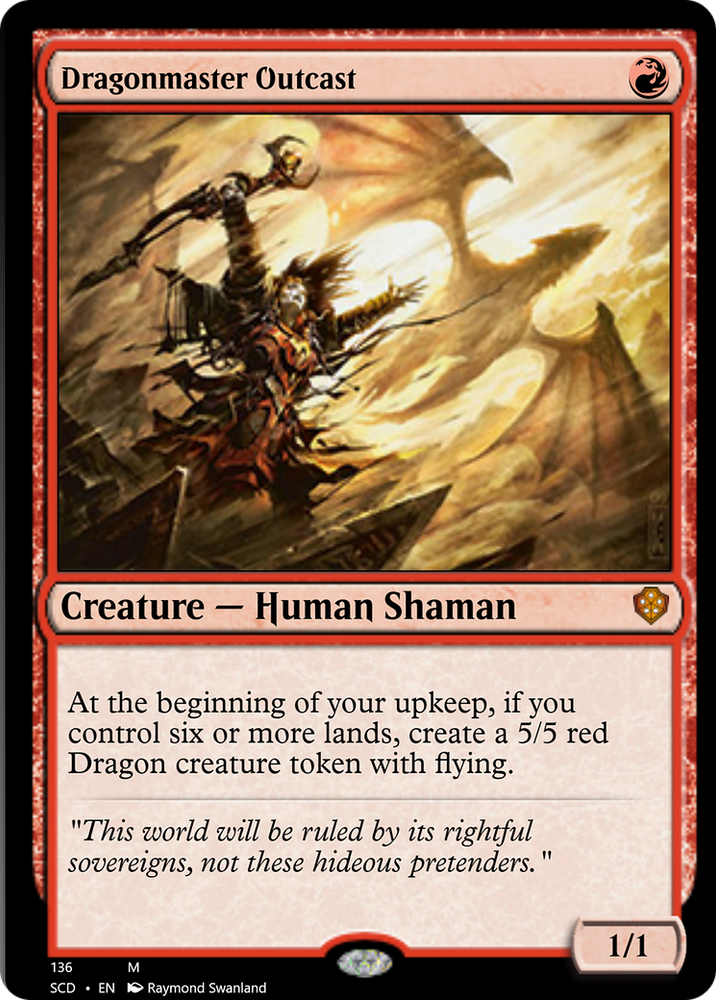 Dragonmaster Outcast [Starter Commander Decks] Magic: The Gathering