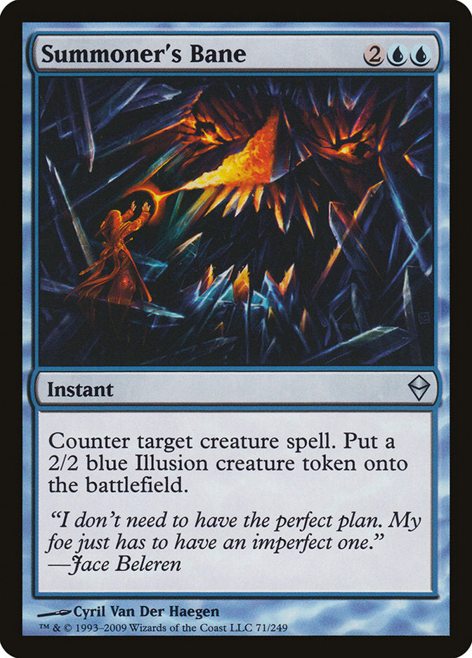 Summoner's Bane [Zendikar] Magic: The Gathering