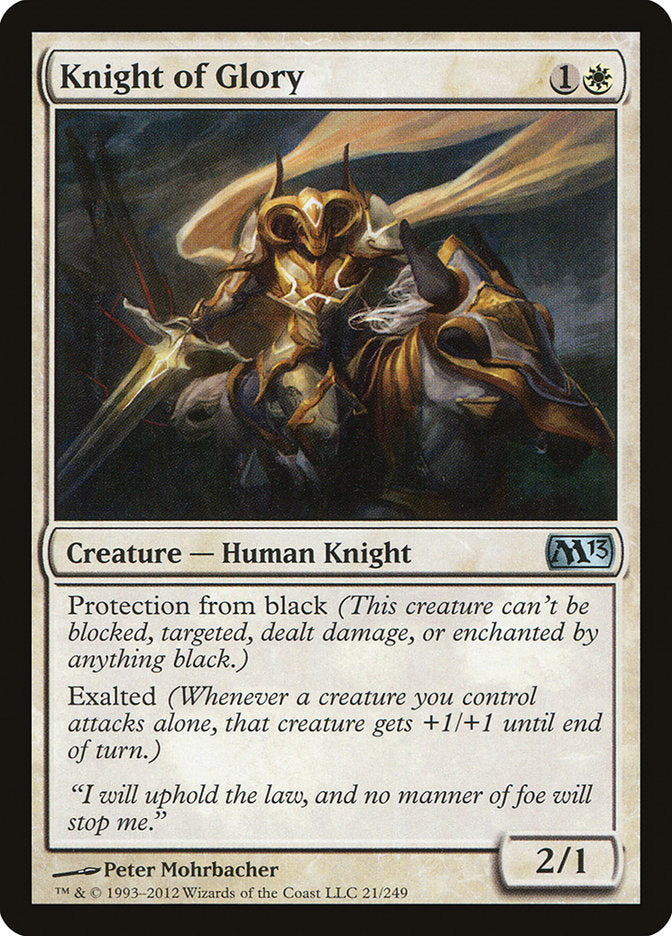 Knight of Glory [Magic 2013] Magic: The Gathering