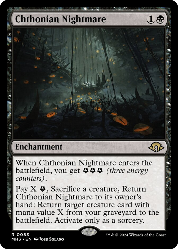 Chthonian Nightmare [Modern Horizons 3] Magic: The Gathering
