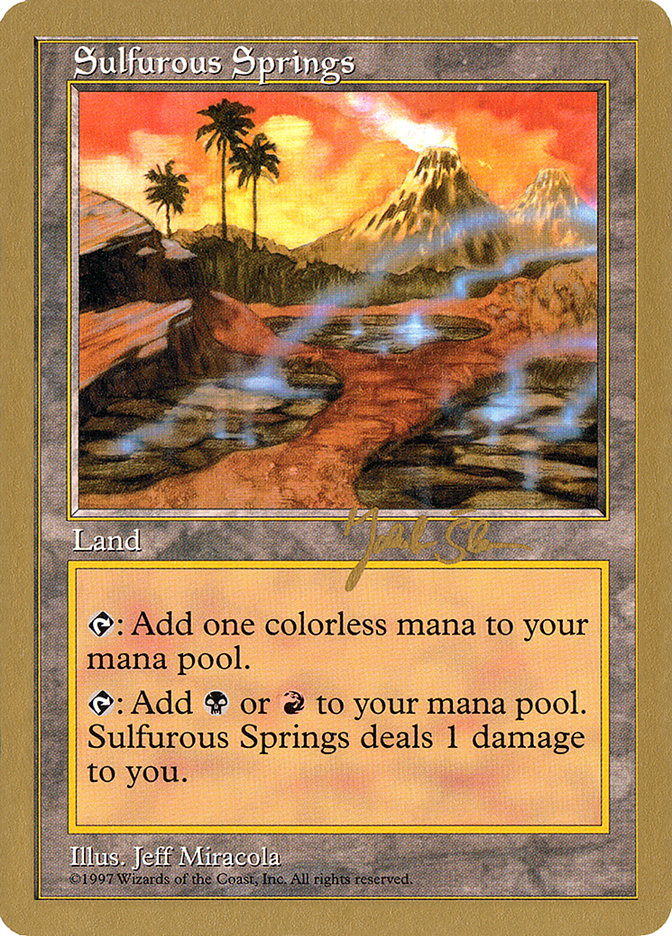 Sulfurous Springs (Jakub Slemr) [World Championship Decks 1997] Magic: The Gathering