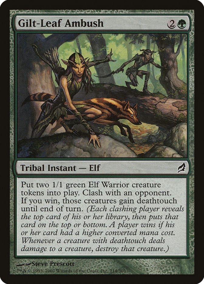 Gilt-Leaf Ambush [Lorwyn] Magic: The Gathering