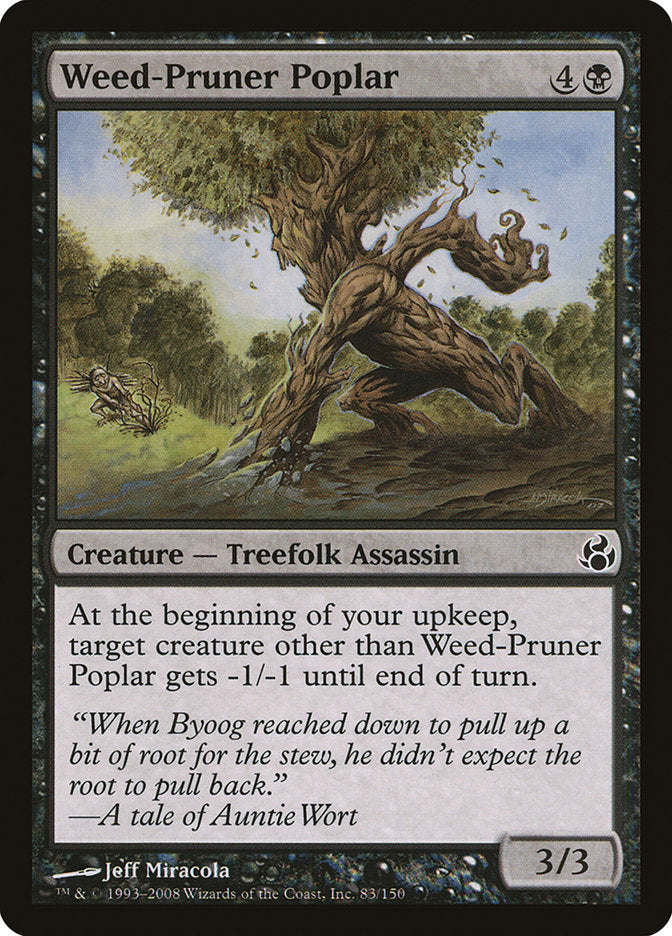 Weed-Pruner Poplar [Morningtide] Magic: The Gathering
