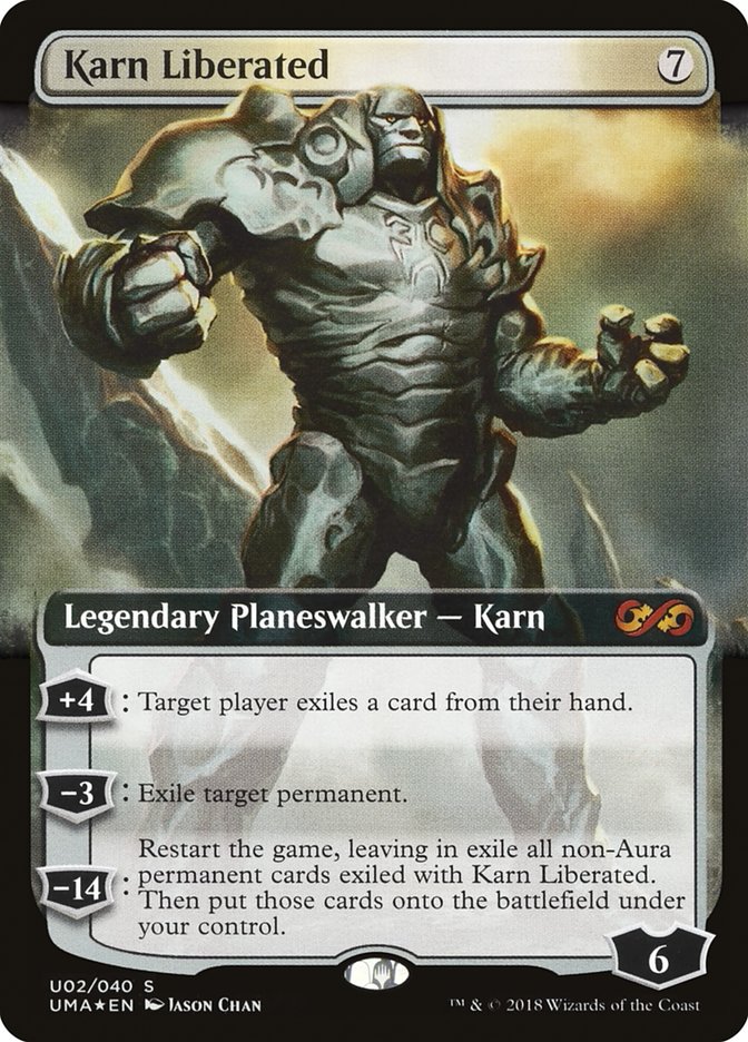 Karn Liberated (Topper) [Ultimate Masters Box Topper] Magic: The Gathering