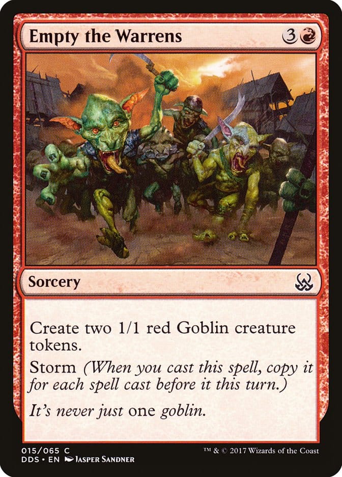 Empty the Warrens [Duel Decks: Mind vs. Might] Magic: The Gathering