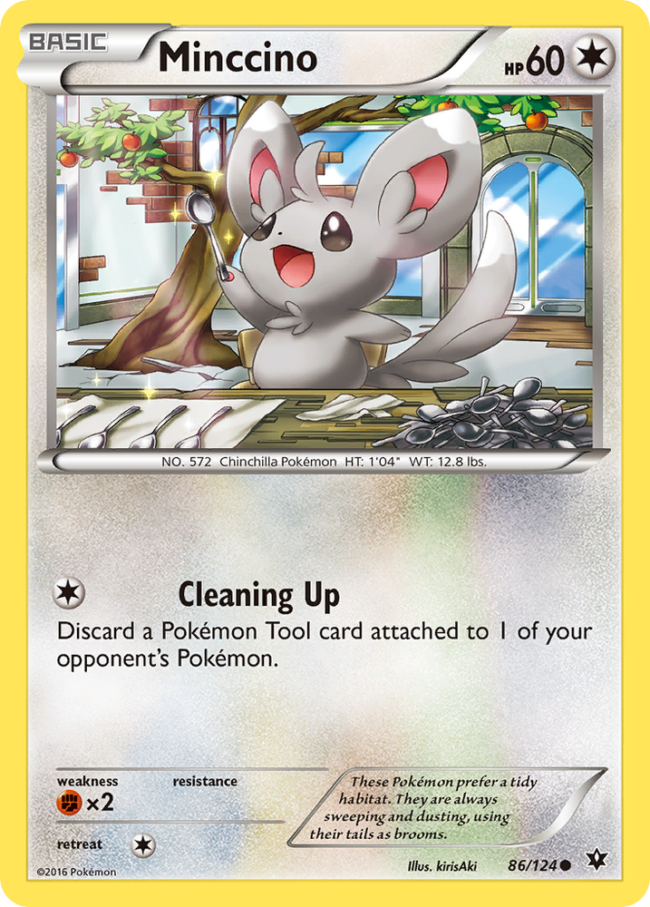 Minccino (86/124) [XY: Fates Collide] Pokémon