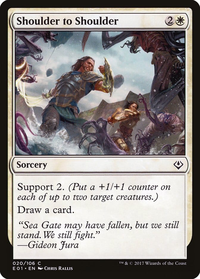 Shoulder to Shoulder [Archenemy: Nicol Bolas] Magic: The Gathering