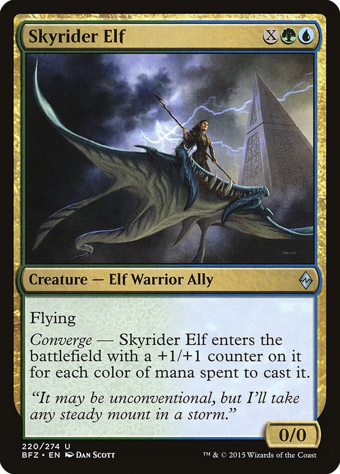 Skyrider Elf [Battle for Zendikar] Magic: The Gathering