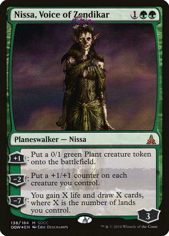 Nissa, Voice of Zendikar [San Diego Comic-Con 2016] Magic: The Gathering
