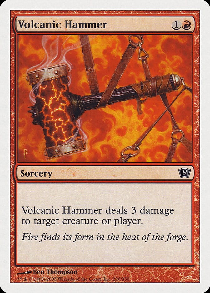 Volcanic Hammer [Ninth Edition] Magic: The Gathering