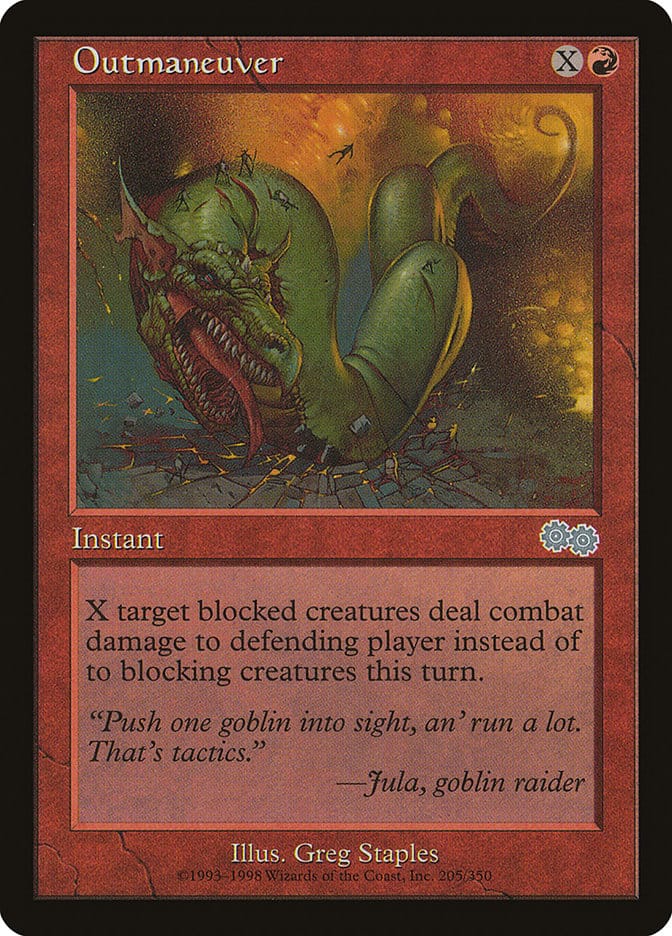 Outmaneuver [Urza's Saga] Magic: The Gathering