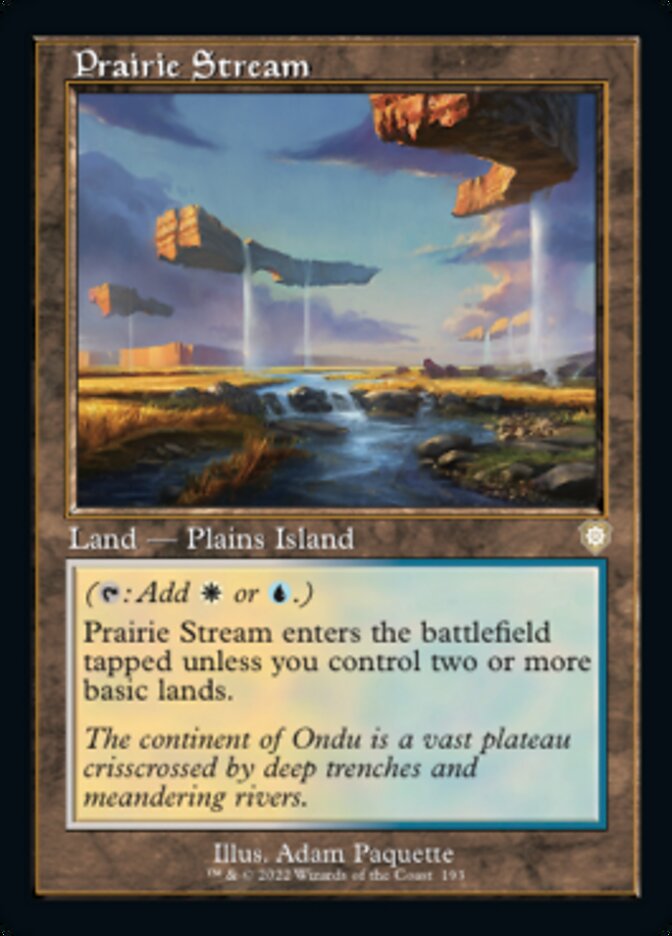 Prairie Stream (Retro) [The Brothers' War Commander] Magic: The Gathering
