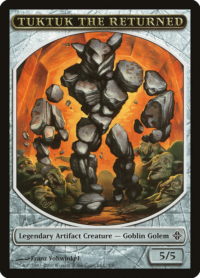Tuktuk the Returned Token [Rise of the Eldrazi Tokens] Magic: The Gathering