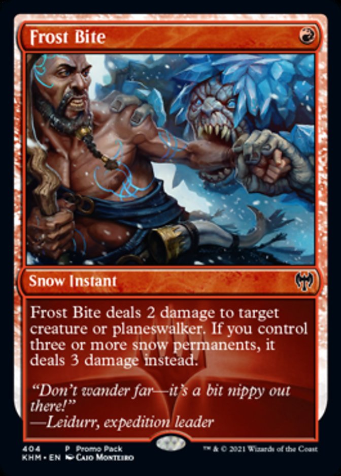 Frost Bite (Promo Pack) [Kaldheim Promos] Magic: The Gathering