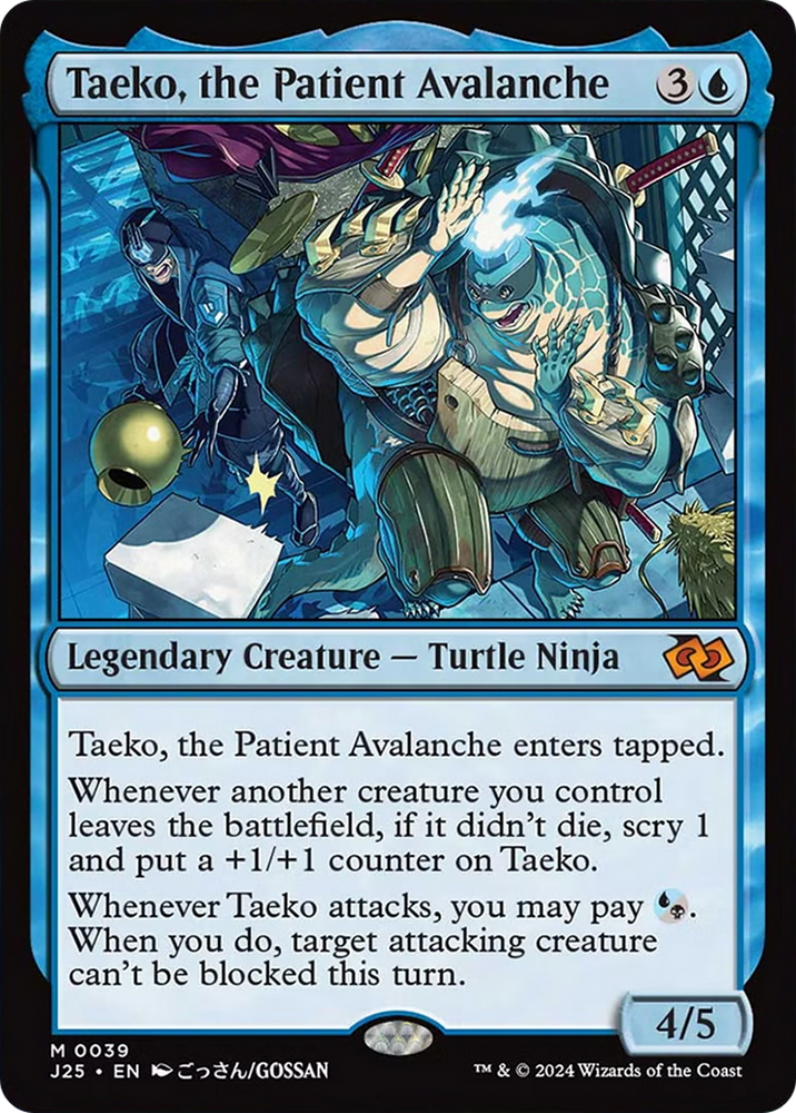 Taeko, the Patient Avalanche (Anime) [Foundations Jumpstart] Magic: The Gathering