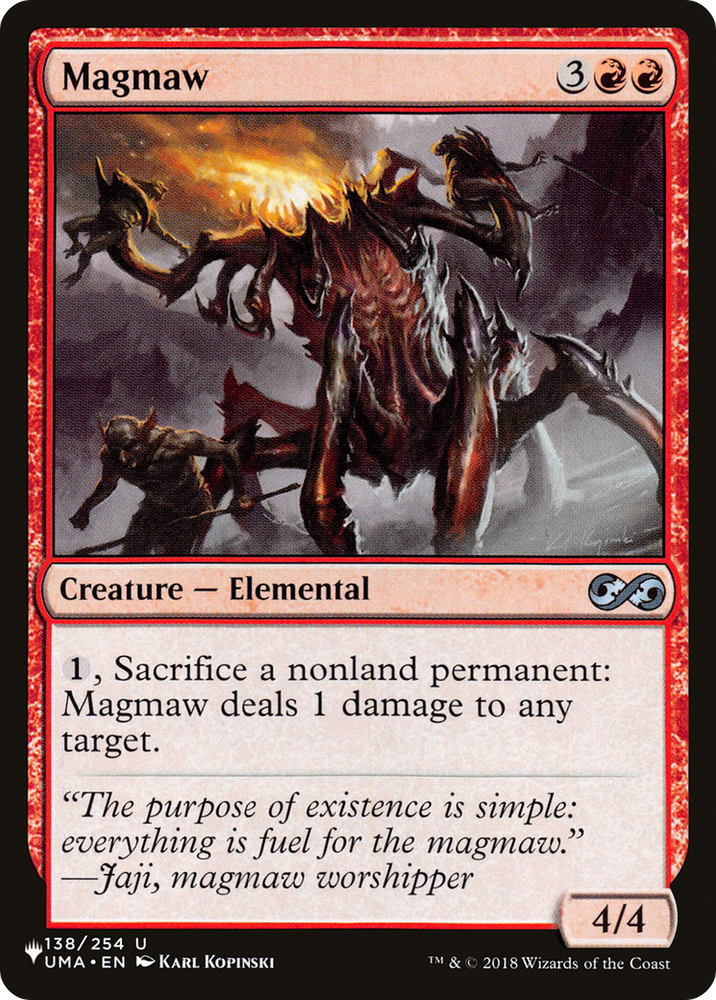 Magmaw [The List] Magic: The Gathering